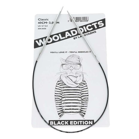 Wooladdicts black edition ( 50cm - 2,5 mm)